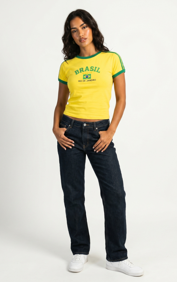Kit 3 Tops Brasil - RJ, Leblon & SP